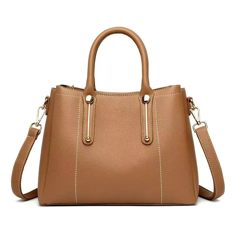Sac à bandoulière en cuir véritable – CLEVI Paris
