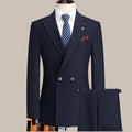 Costume homme croisé bleu – CLEVI Paris