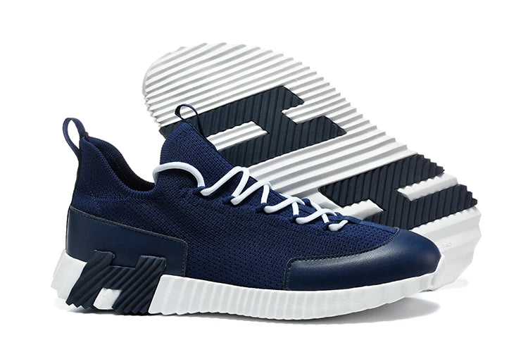 Sneakers homme en toile à semelle caoutchouc – CLEVI Paris