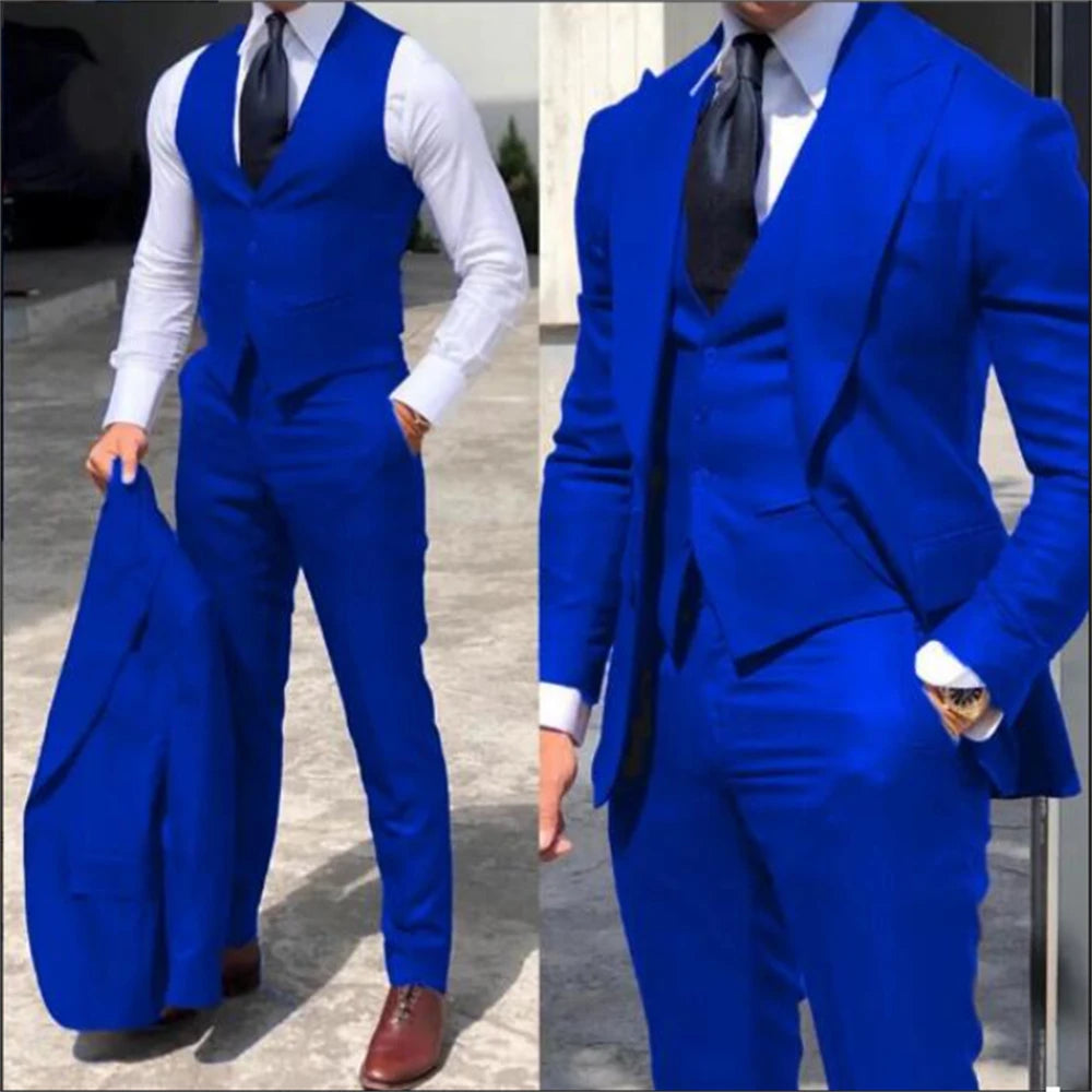 Costume homme ajusté, col pointu – CLEVI Paris