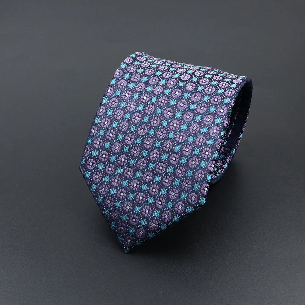 Cravate homme rayée motif paisley 145 cm – CLEVI Paris