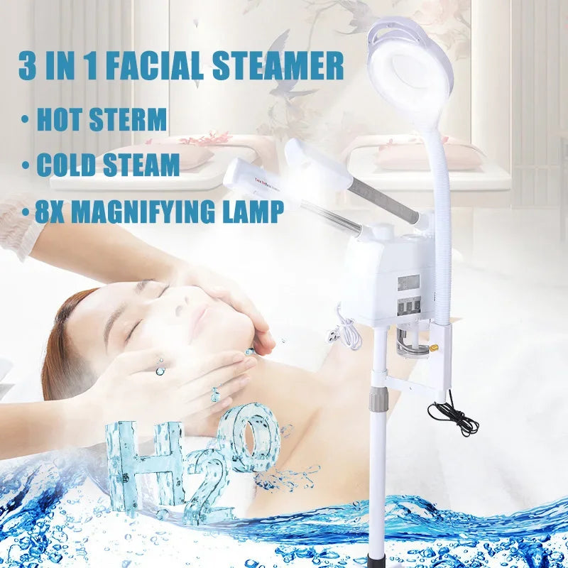 Vaporisateur facial chaud et froid sur pied – CLEVI Paris