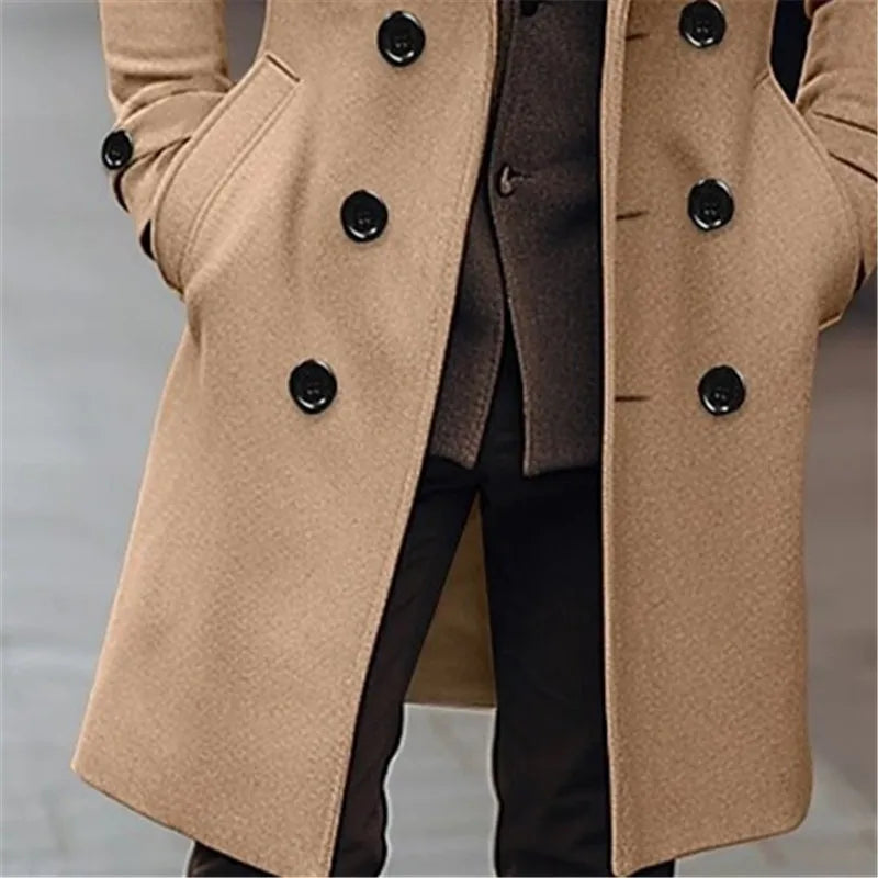 Manteau croisé homme – CLEVI Paris