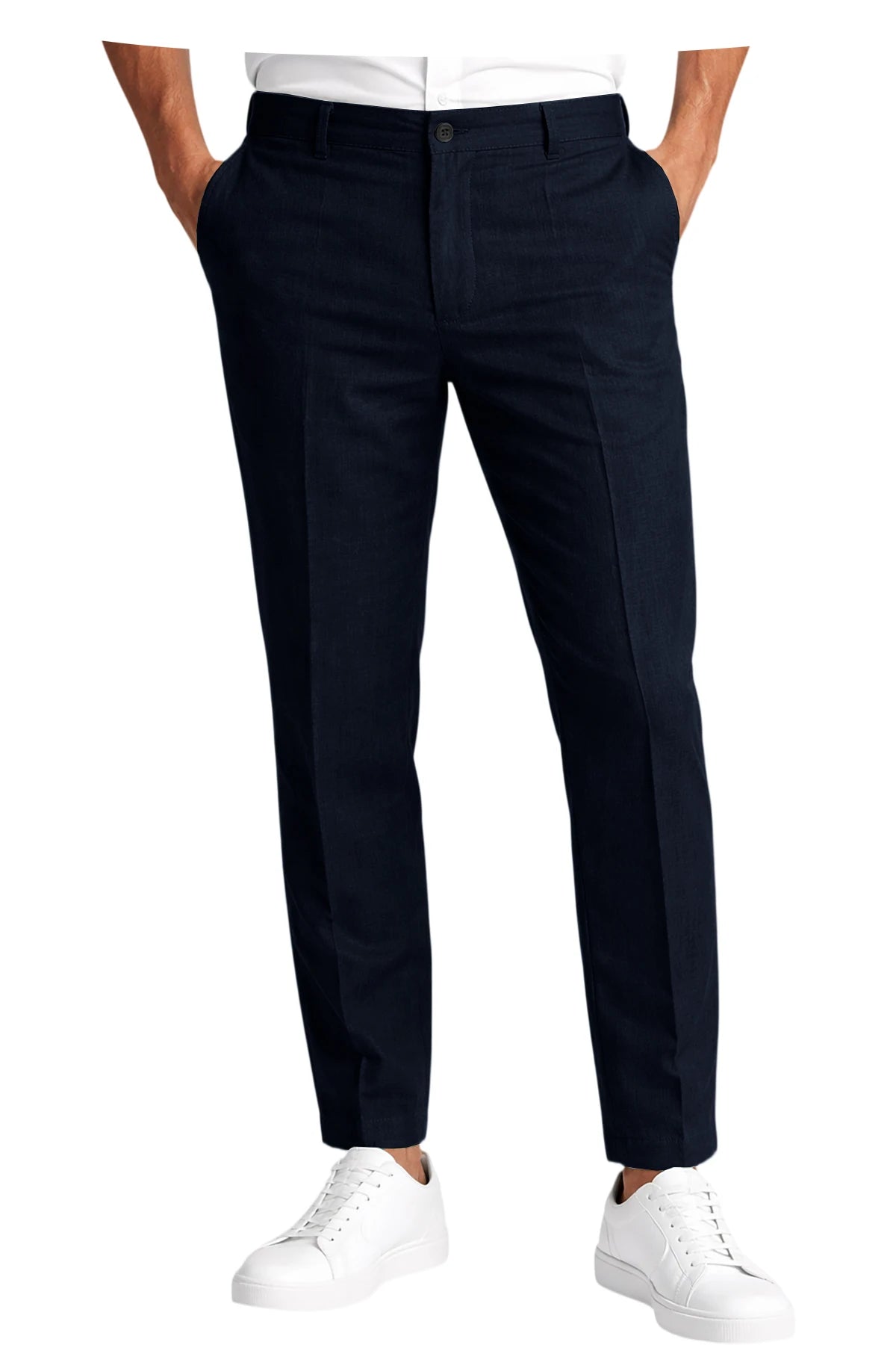 Pantalon homme en lin coupe slim – CLEVI Paris