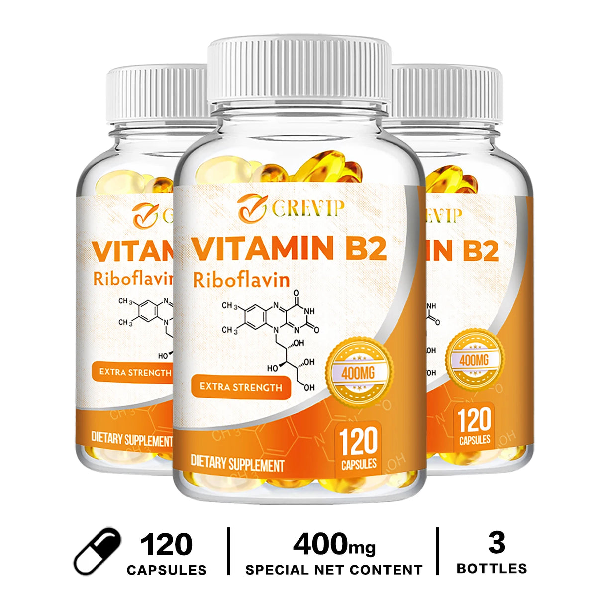 Vitamine B2 riboflavine en gélules – CLEVI Paris