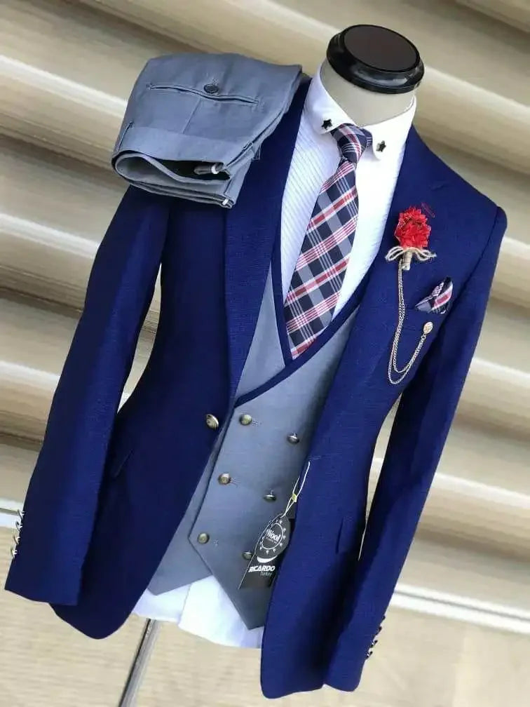Costume homme 3 pièces, coupe slim – CLEVI Paris