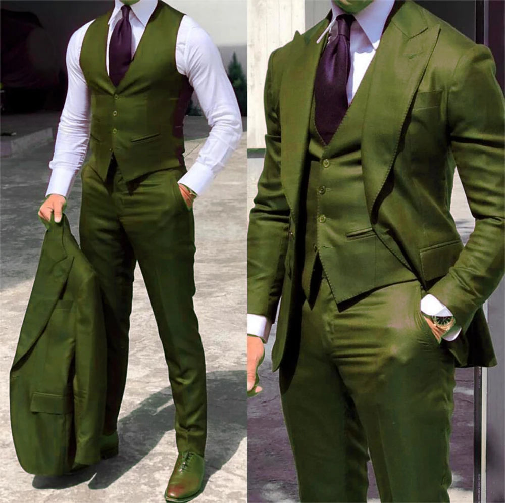 Costume homme ajusté, col pointu – CLEVI Paris