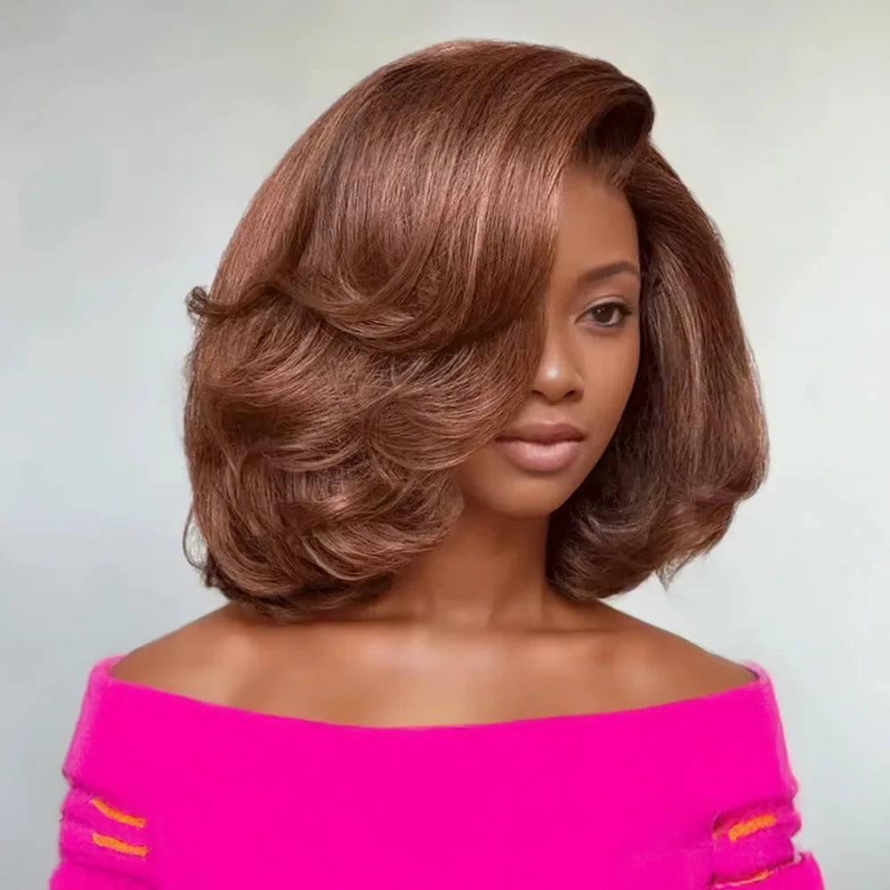 Perruque sans colle 9x6 en cheveux humains – CLEVI Paris
