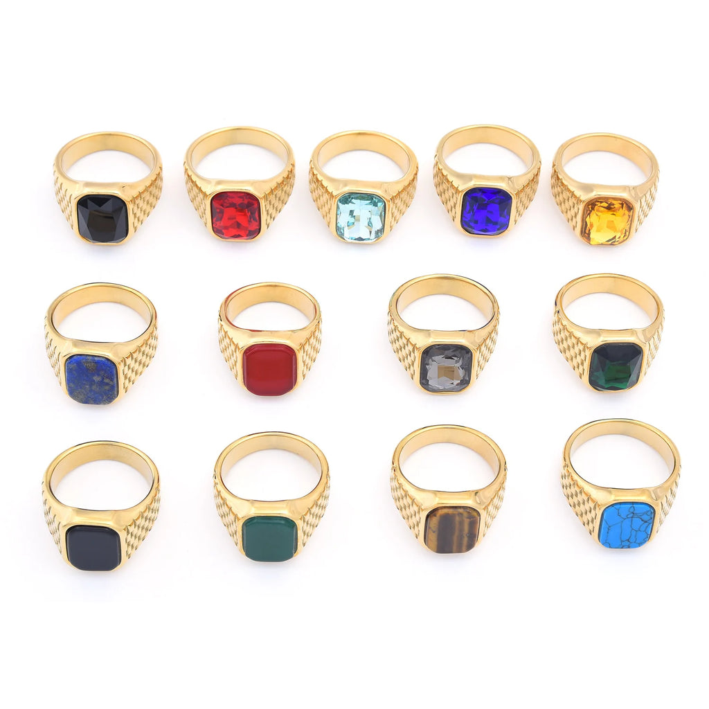 Bague homme en acier 316L – CLEVI Paris