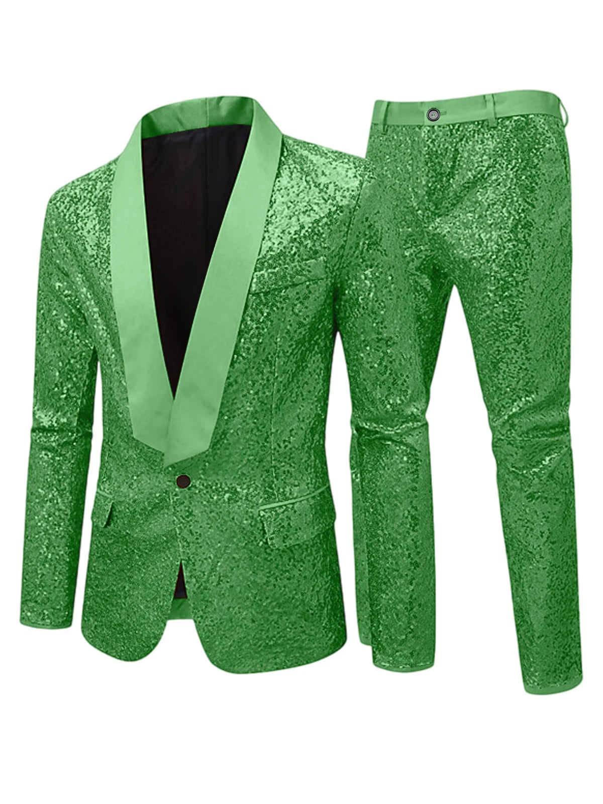Costume Smoking Sequins Homme 2 Pièces – CLEVI Paris