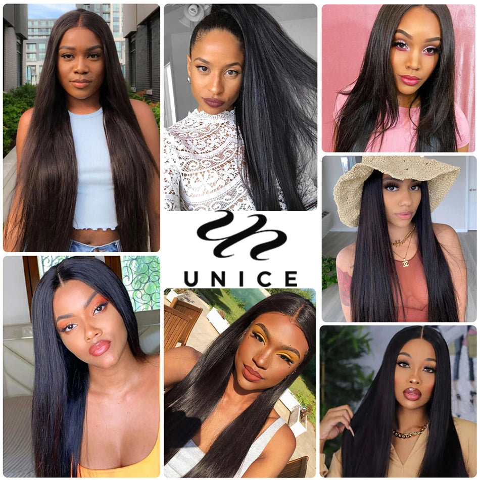 Extensions Cheveux Humains Straight Brésiliennes 100% Remy Hair 1/3/4 Mèches 8-30 Pouces Couleur Naturelle – CLEVI Paris