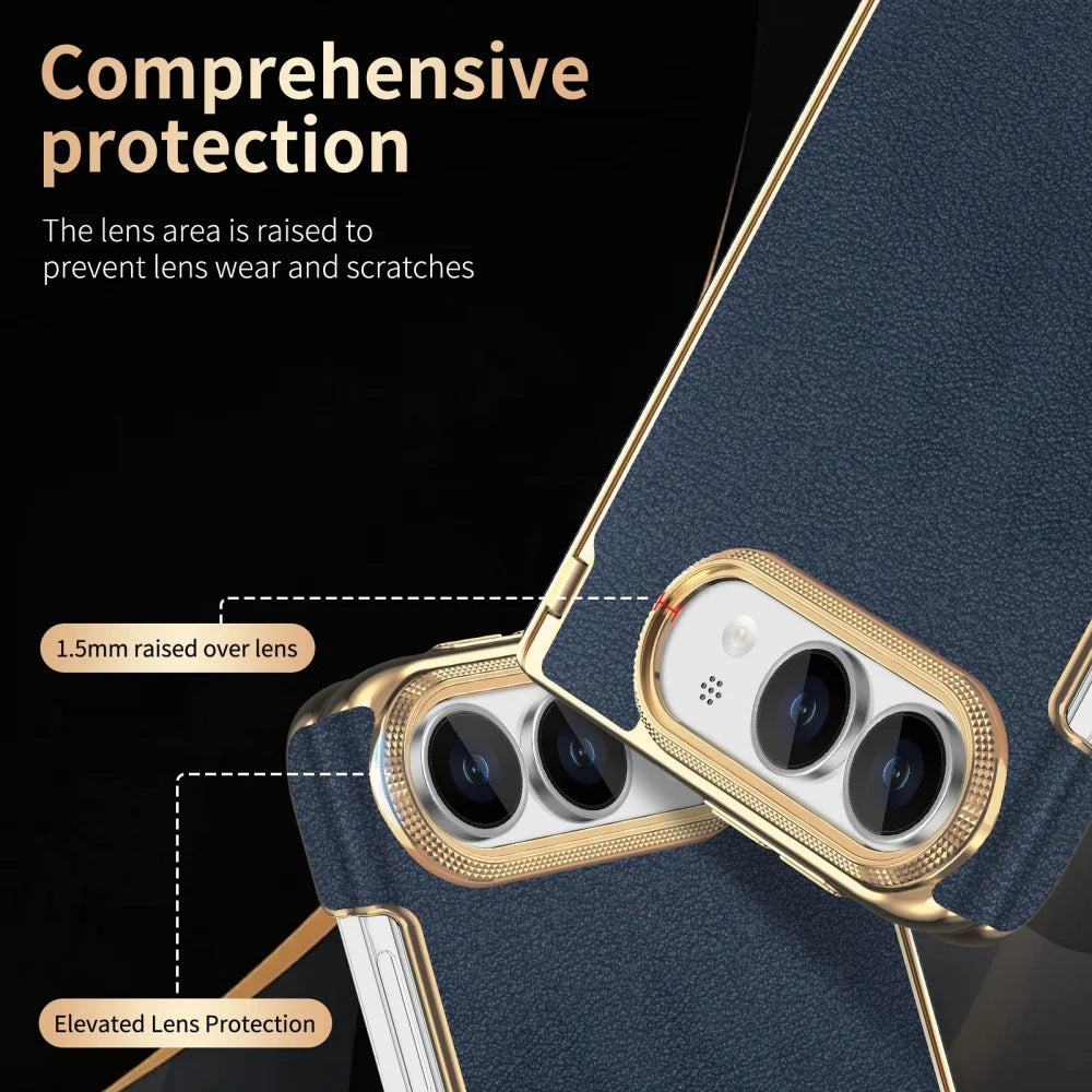 Coque iPhone Duo simili cuir et charnière – CLEVI Paris