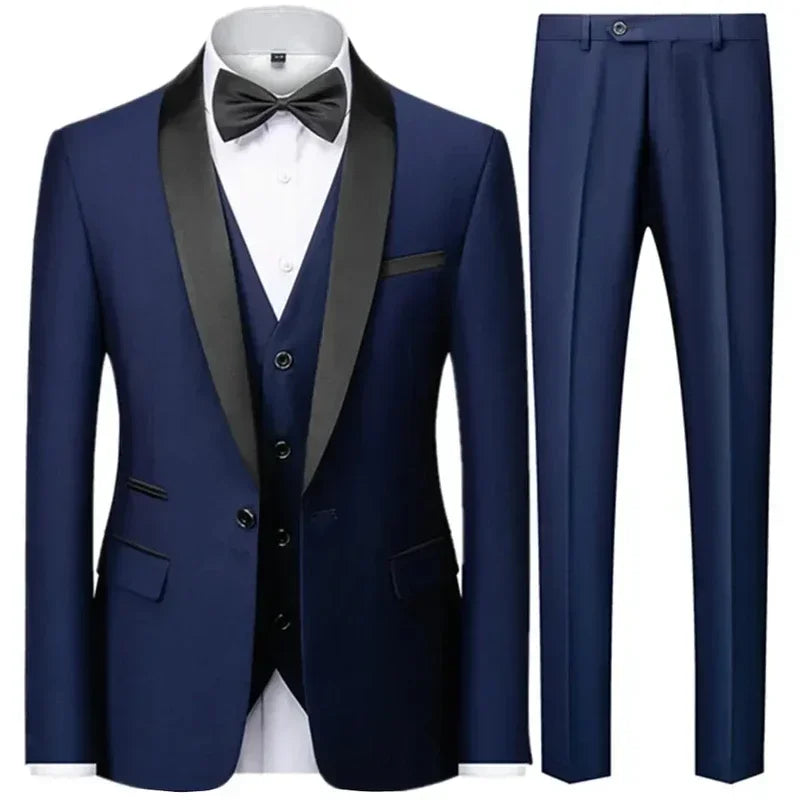 Costume homme 3 pièces, coupe droite – CLEVI Paris