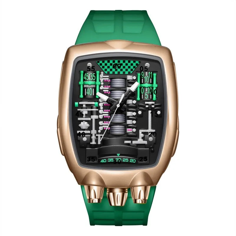 Montre STARPERISH W01 style futuriste – CLEVI Paris