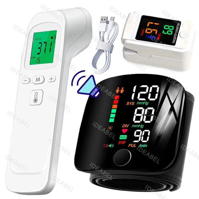 Tensiomètre Poignet LCD Vocal Rechargeable – CLEVI Paris