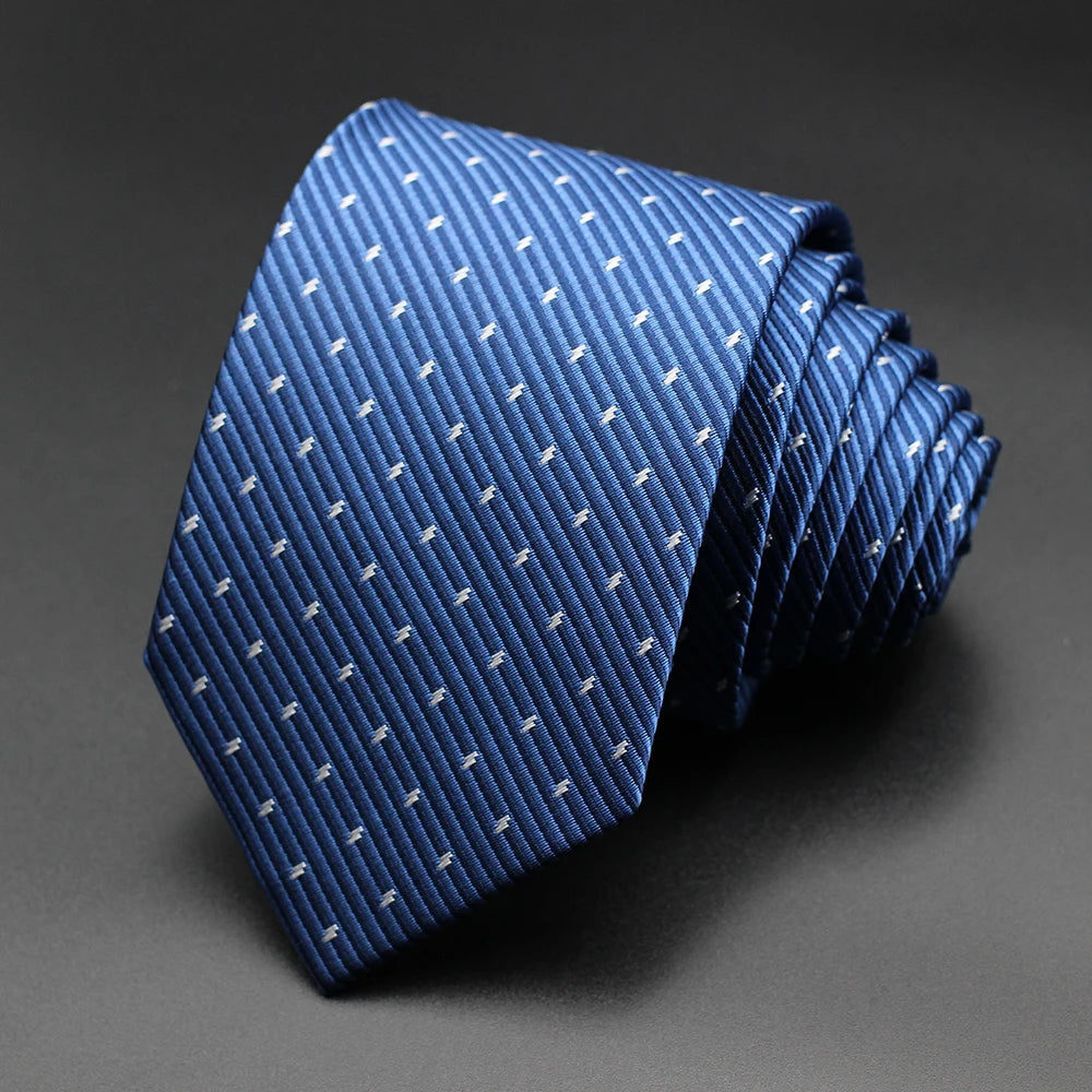 Cravate homme à pois, style élégant – CLEVI Paris