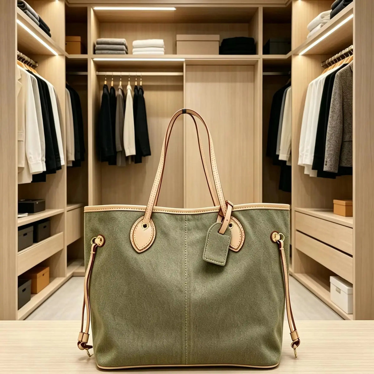 Sac fourre-tout femme à porter à l’épaule – CLEVI Paris
