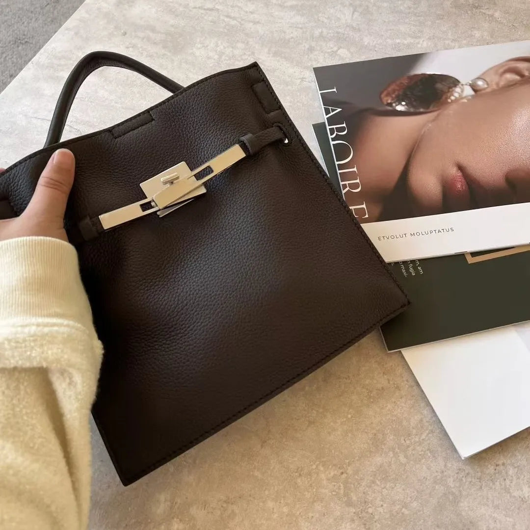Sac Seau Femme Cuir Vachette Première Couche Style Médiéval – CLEVI Paris