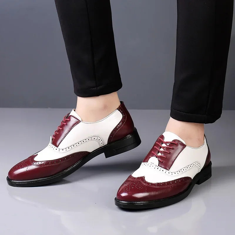 Oxford Homme Bout Rond Lacets Business & Mariage Grande Taille – CLEVI Paris