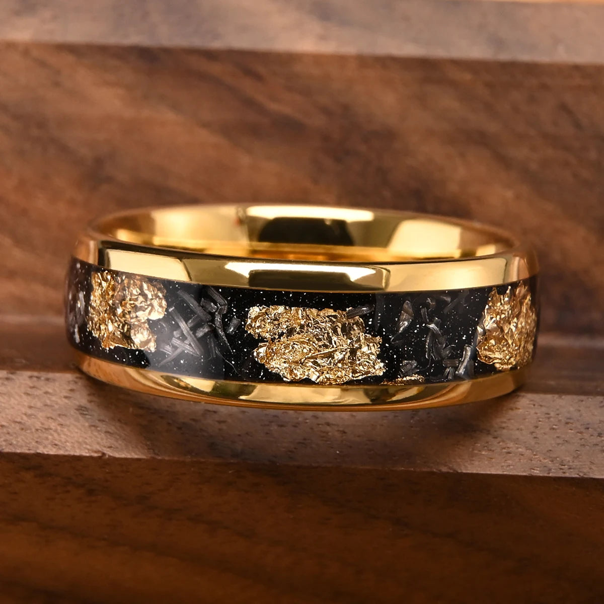 Bague Unisexe en Tungstène Noir 8 mm – CLEVI Paris