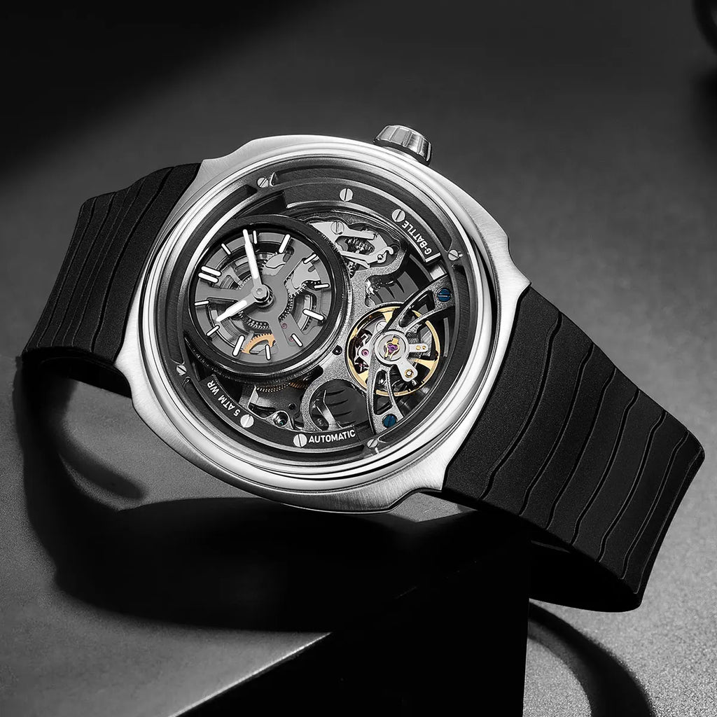 Montre mécanique squelette MEGIR 2259 – CLEVI Paris
