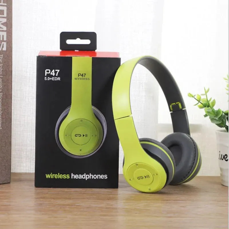 Casque Over-Ear P47 Bluetooth 5.0 Pliable Micro Sport – CLEVI Paris