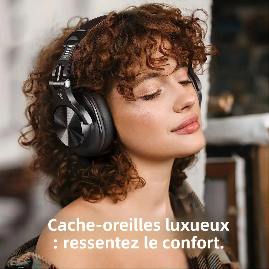 Casque Studio Oneodio Fusion A70 Bluetooth 5.2 HiFi 72h – CLEVI Paris