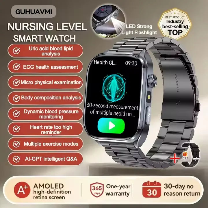 Montre KAVSUMI ET572 AMOLED 2″ Bluetooth – CLEVI Paris