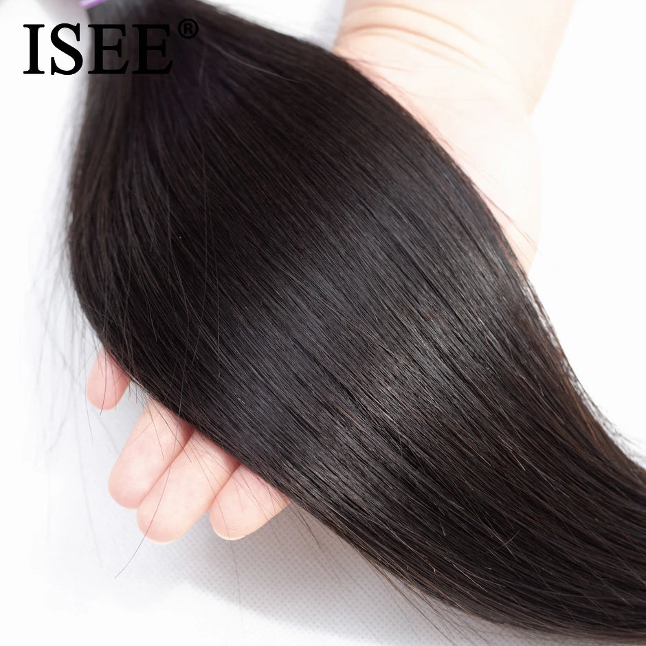 Extensions Cheveux Humains Straight Brésiliennes Remy Hair 9A 1/3/4 Mèches Double Weft – CLEVI Paris