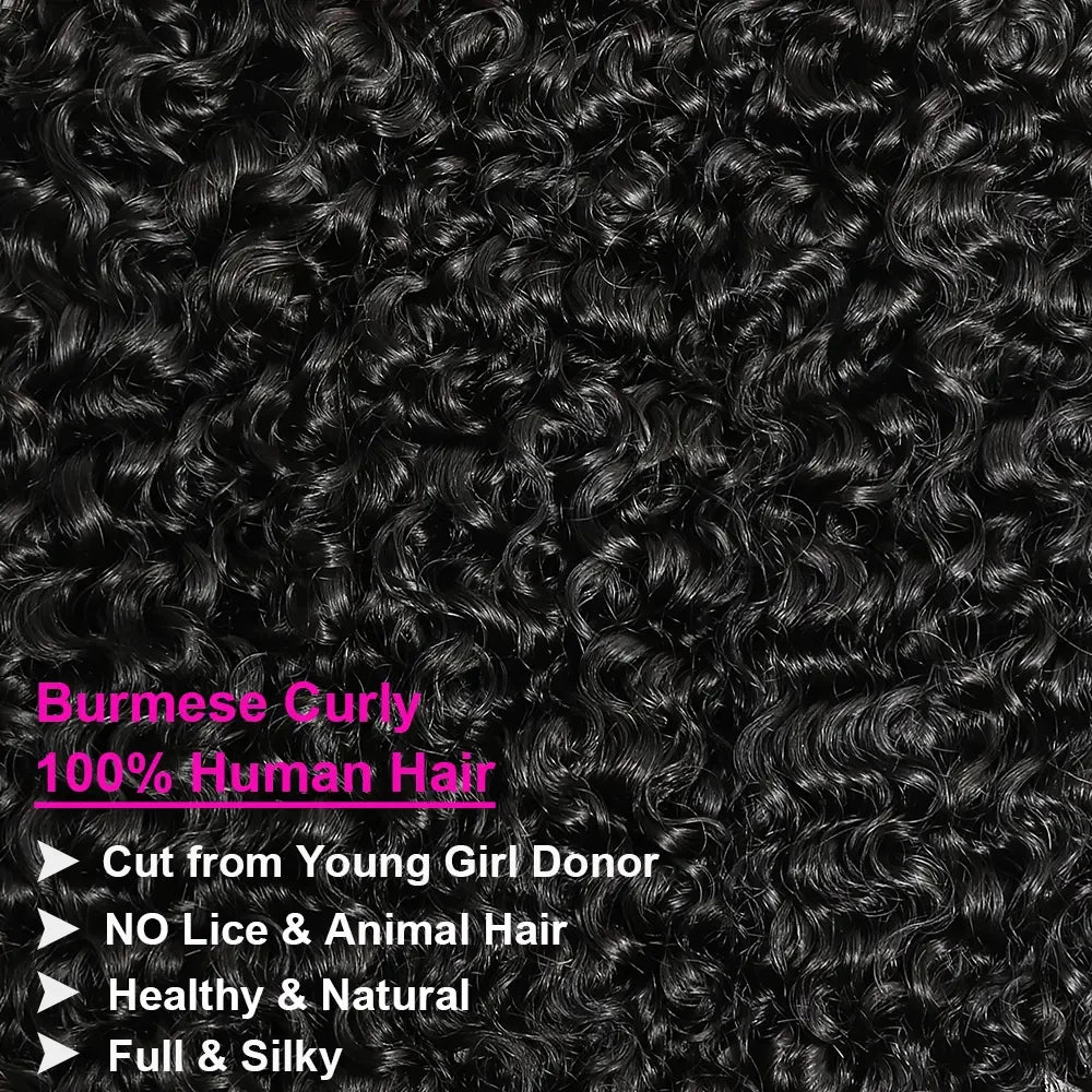 Mèches Burmese Curly Remy Hair 12A/14A – CLEVI Paris