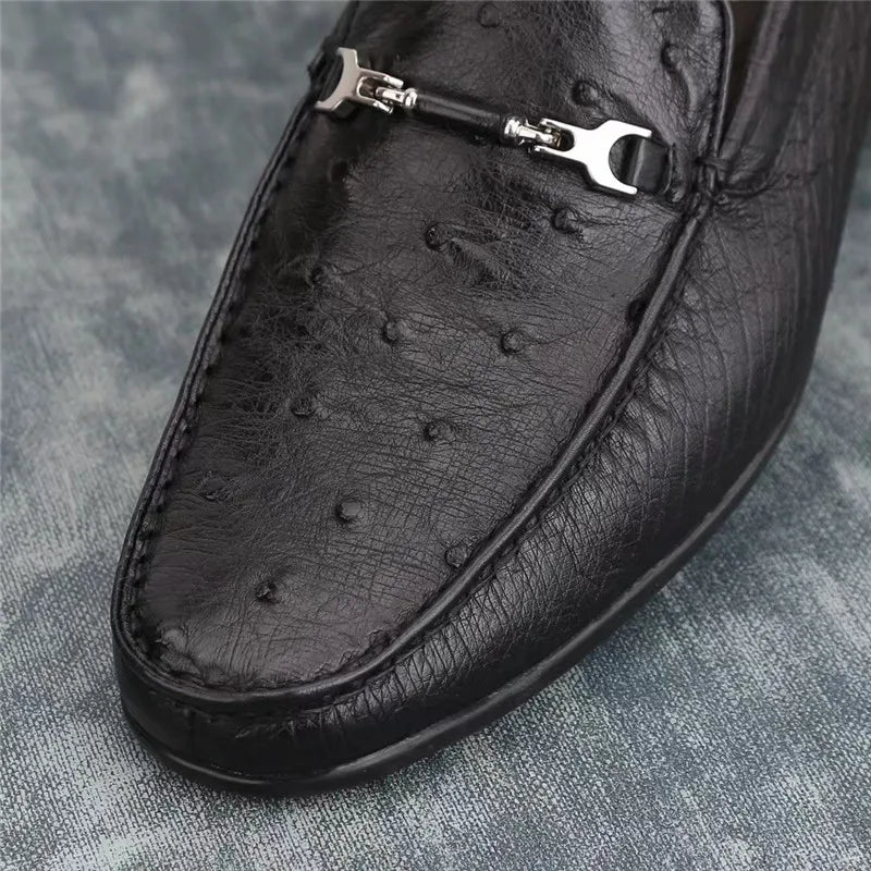 Mocassins homme noirs en cuir – CLEVI Paris