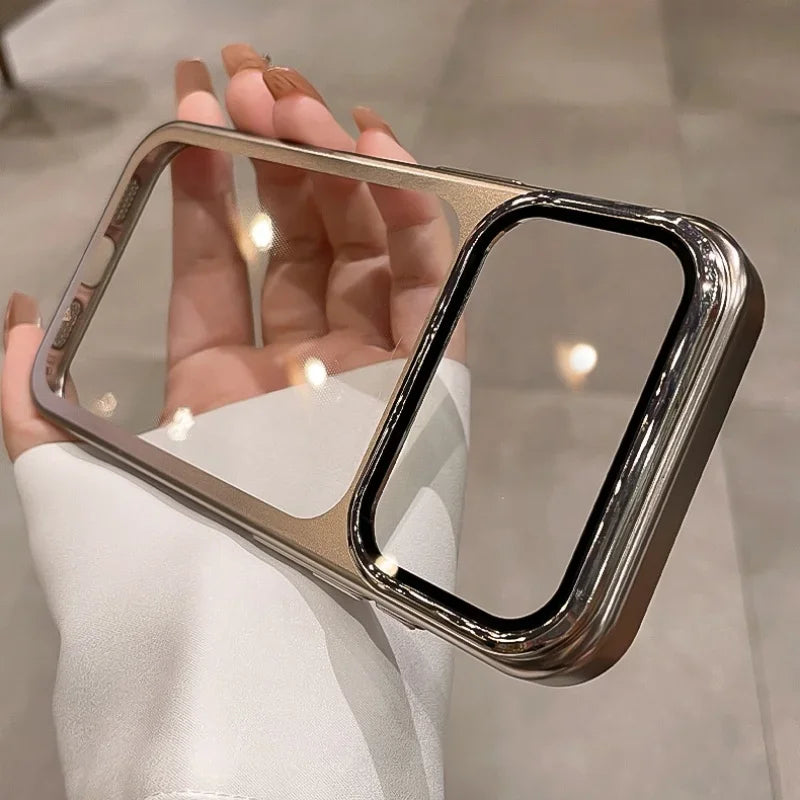 Coque iPhone transparente avec support – CLEVI Paris