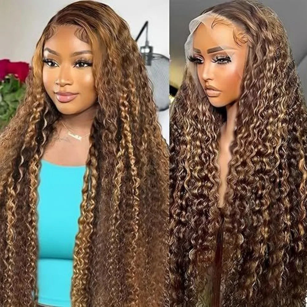 Perruque Lace Front Deep Wave Cheveux Humains – CLEVI Paris