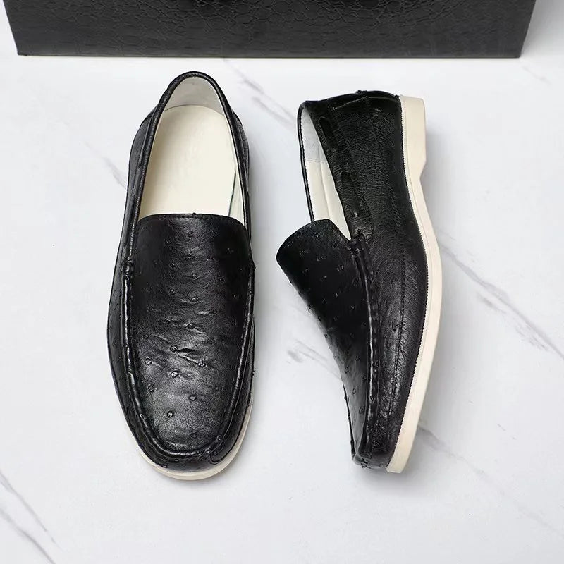 Mocassins homme noirs en cuir – CLEVI Paris