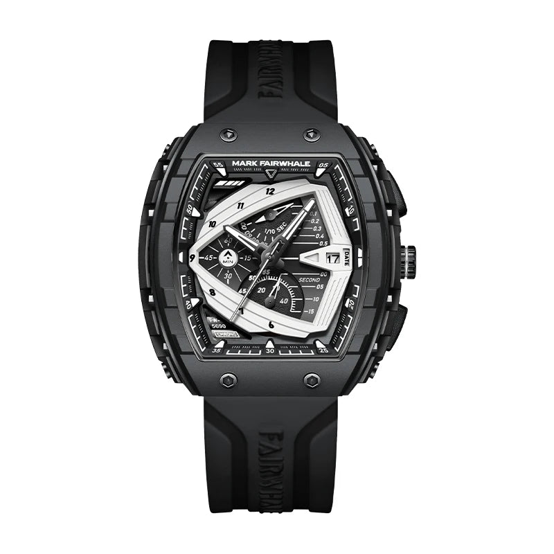 Montre Quartz Chronographe Tonneau Mark Fairwhale Homme – CLEVI Paris