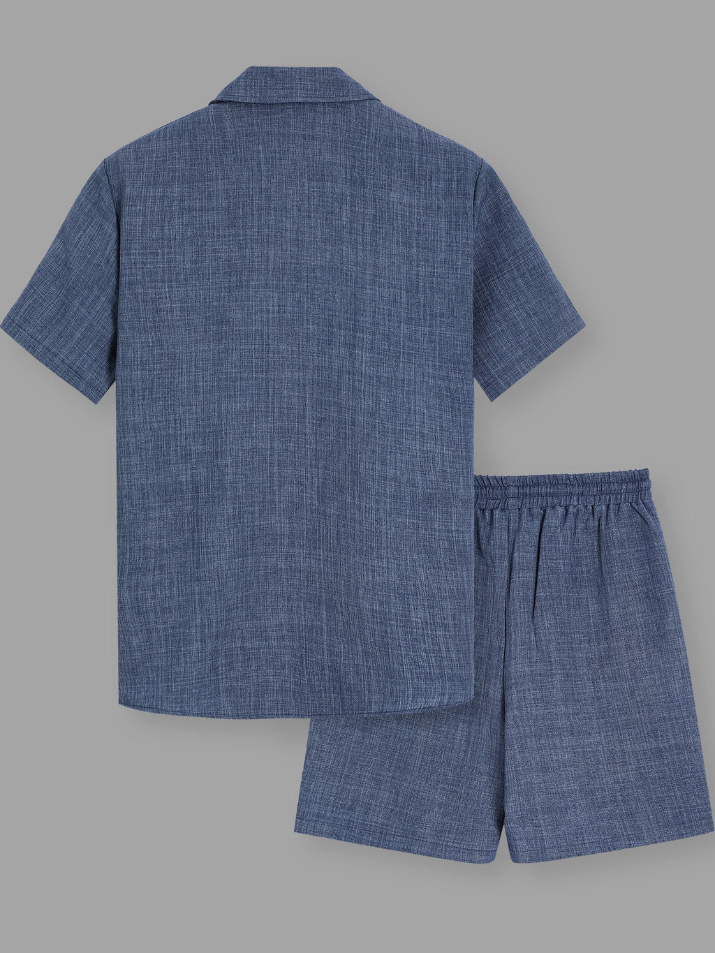 Ensemble Deux Pièces Homme Chemise + Short Lin Casual – CLEVI Paris