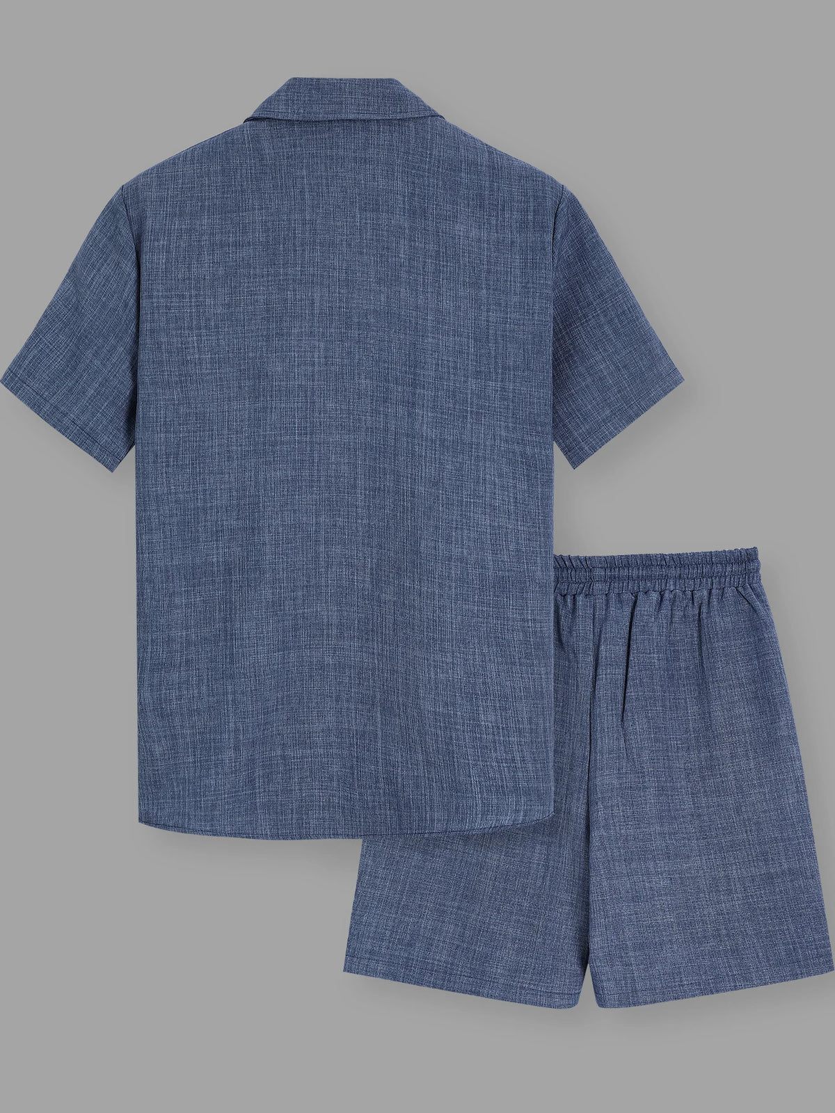 Ensemble Deux Pièces Homme Chemise + Short Lin Casual – CLEVI Paris