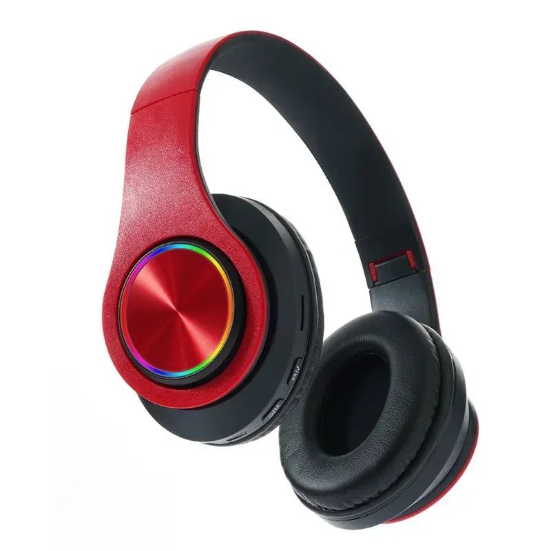 Casque Bluetooth 5.0 LED FM Carte SD Micro Pliable 10h – CLEVI Paris