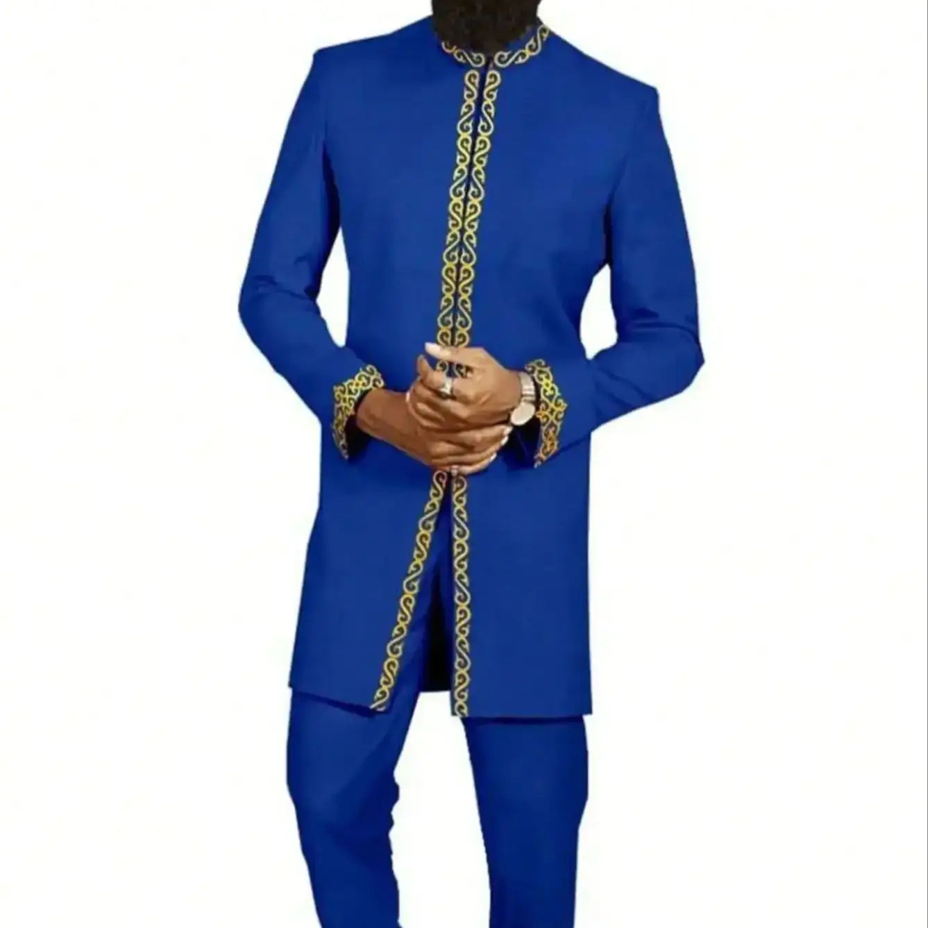 Ensemble 2 Pièces Style Africain Homme – CLEVI Paris