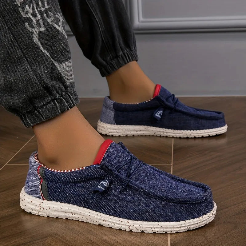 Sneakers Canvas Slip-On Homme Légers – CLEVI Paris