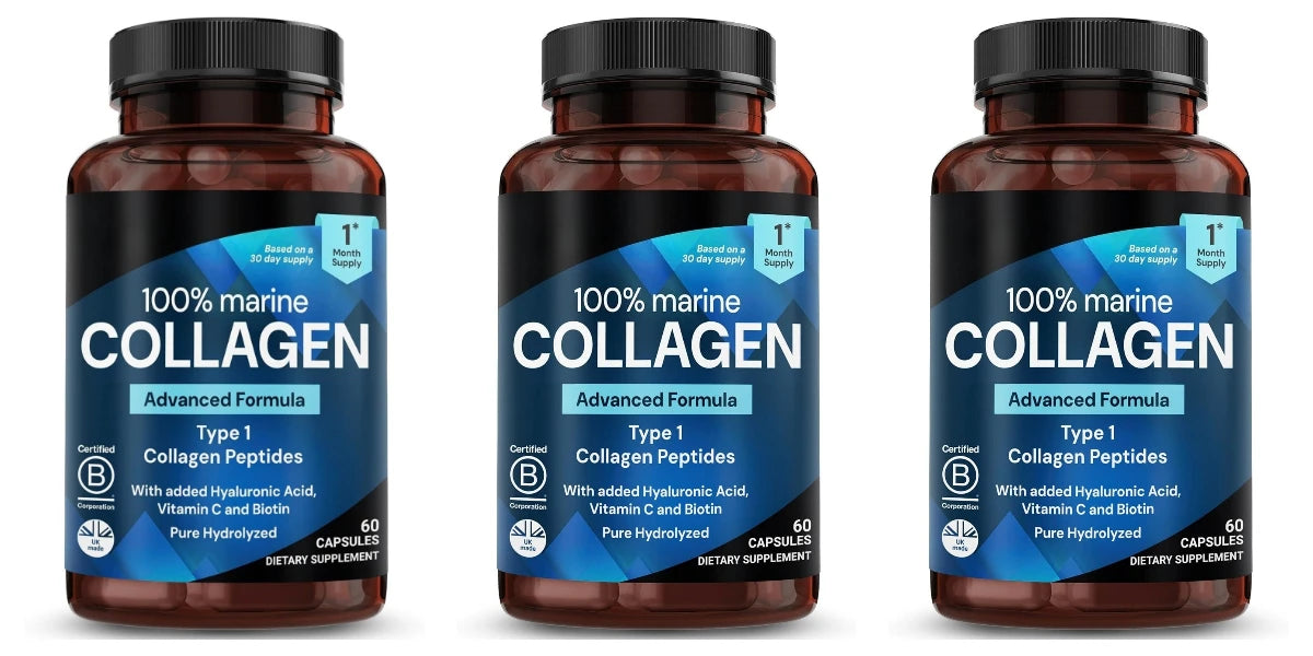 Collagène marin, 60 capsules par flacon – CLEVI Paris