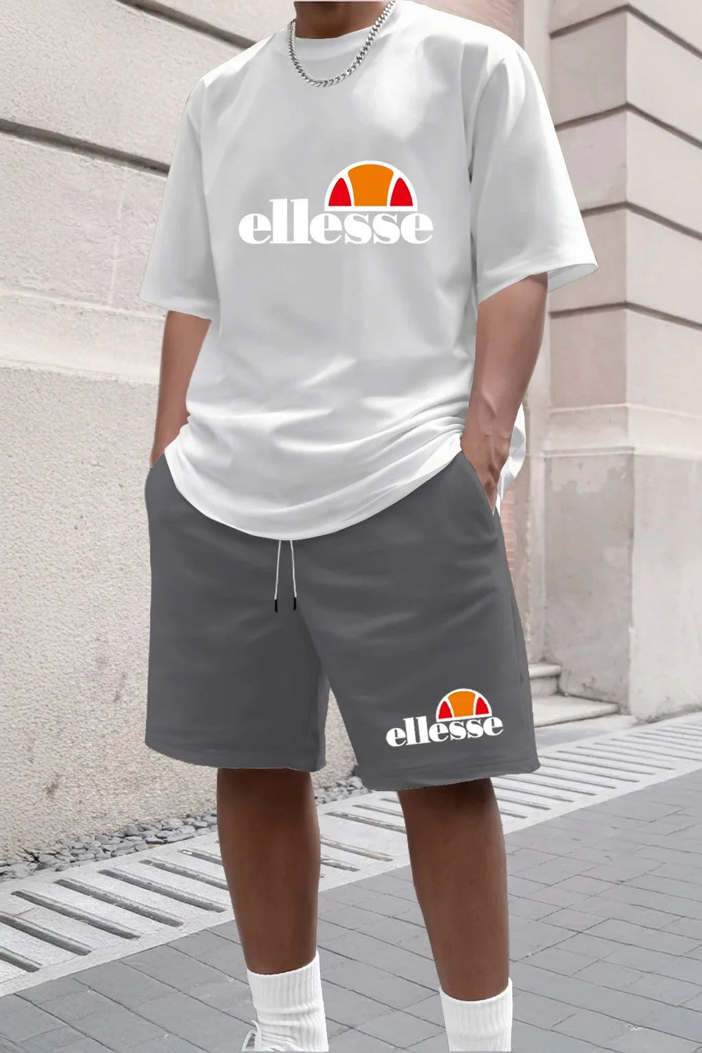 Ensemble 2 Pièces Homme T-shirt Col Rond + Short Été 2026 Casual Outdoor – 11 Coloris, S à XXL – CLEVI Paris