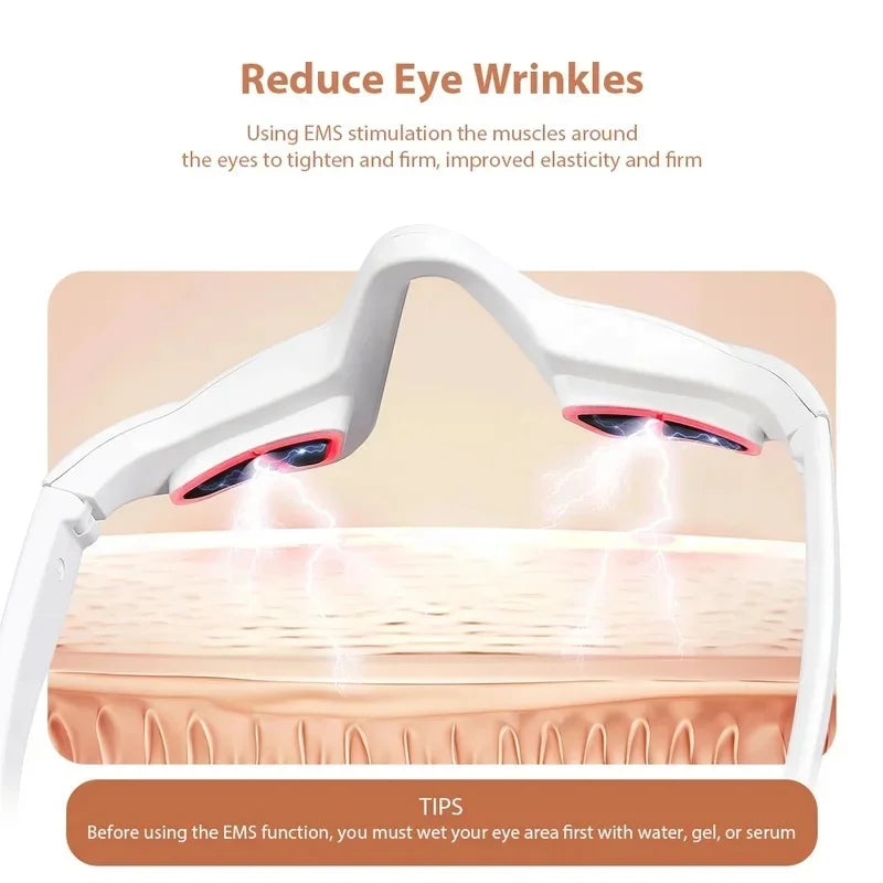 Lunettes de massage EMS à lumière rouge – CLEVI Paris