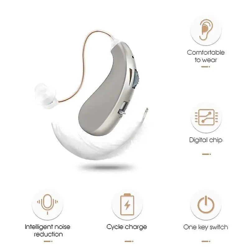 Amplificateur Auditif Rechargeable BTE 40H Puce Numérique – CLEVI Paris