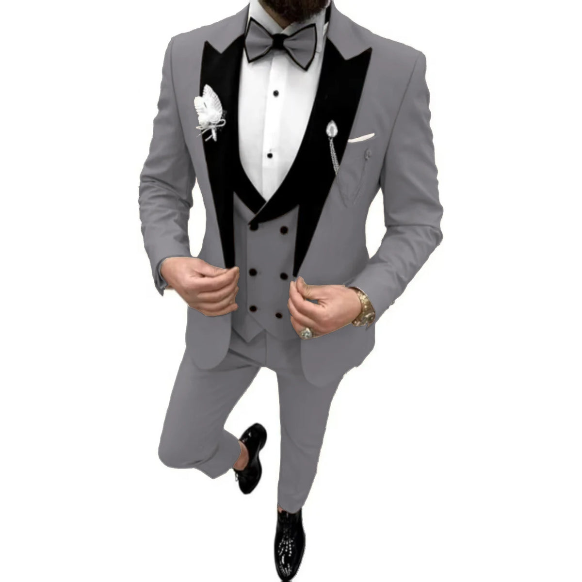 Costume 3 pièces homme velours – CLEVI Paris