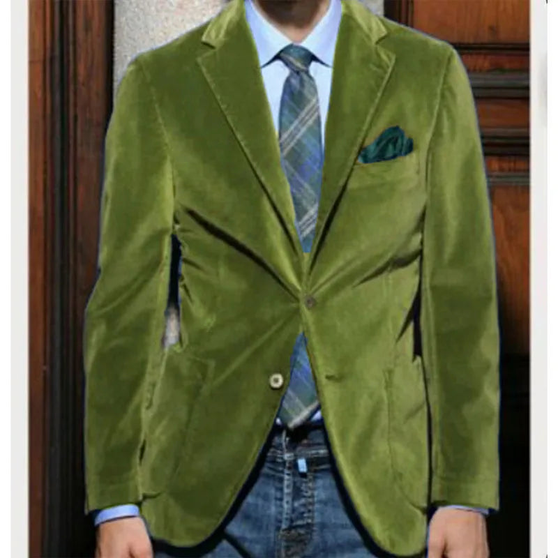 Costume Homme Velours 2 Pièces – CLEVI Paris