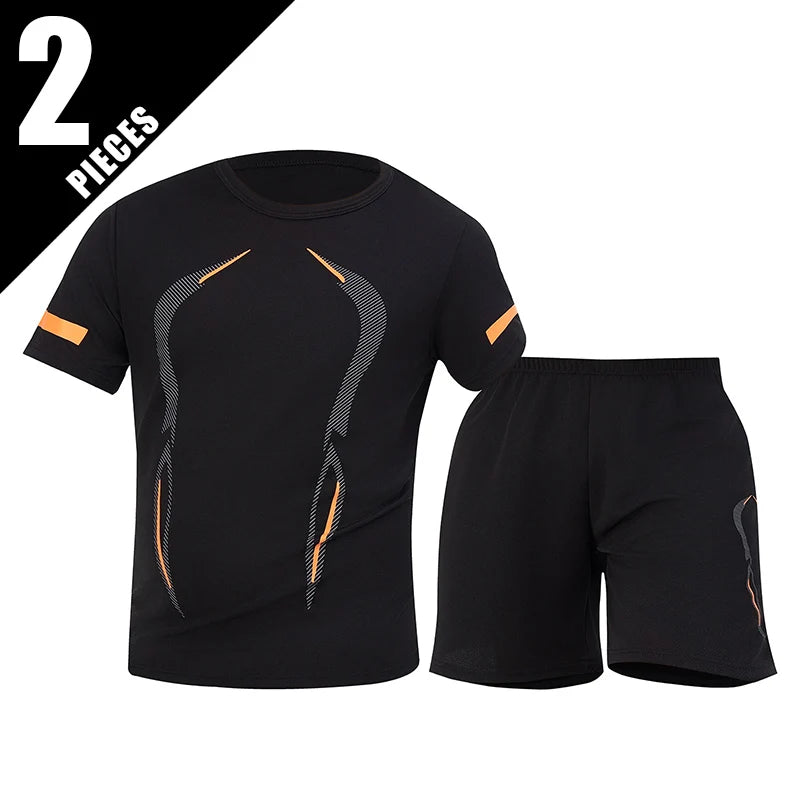 Ensemble homme en maille t-shirt et short – CLEVI Paris