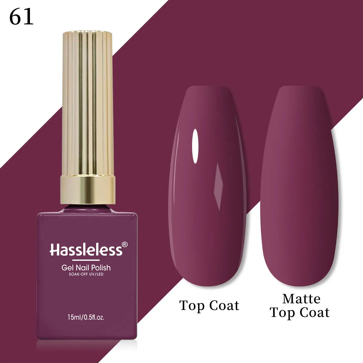 Vernis Gel Semi-Permanent Hassleless – 20 Couleurs Candy & Macaron – CLEVI Paris