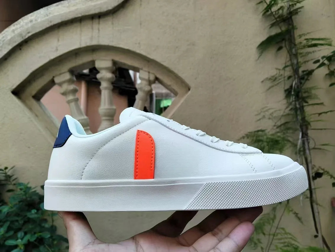 Sneakers unisexes à lacets en simili cuir – CLEVI Paris