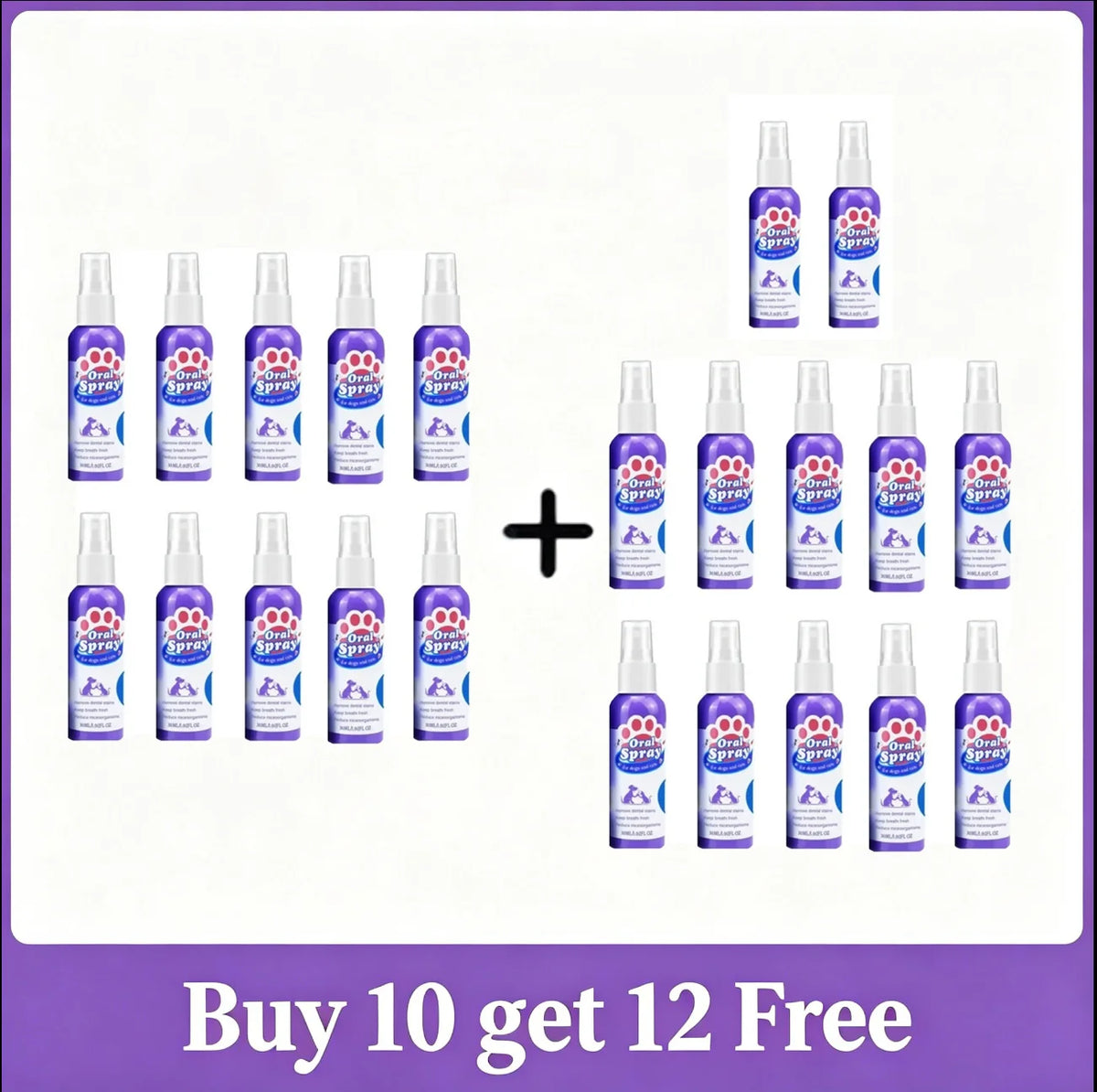 Spray buccal animaux 30 ml et lingettes – CLEVI Paris